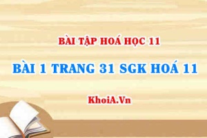 Bài 1 trang 31 SGK Hoá 11: Nội dung về Nitơ